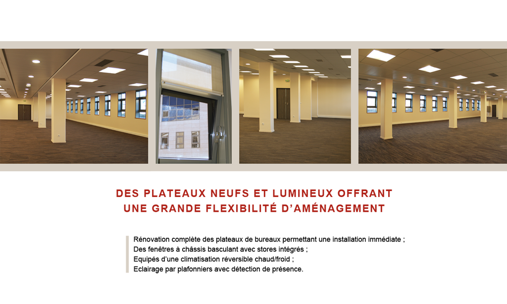 Batiment bureaux neufs Rueil Malmaison Hauts de Seine